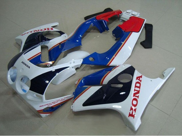 1988-1989 Honda CBR250RR MC19 Motorcycle Fairings - White Red Blue Glossy Black