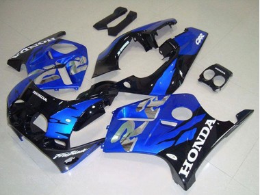 Shop 1988-1989 Honda CBR250RR MC19 Motorcycle Fairings - Blue Glossy Black