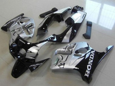 Shop 1988-1989 Honda CBR250RR MC19 Motorcycle Fairings - Silver Glossy Black