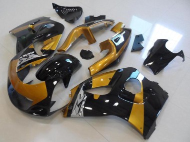 Shop 1996-2000 Suzuki GSXR 600 Motorcycle Fairings - Gold Black