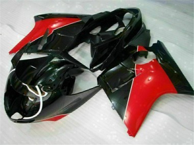 Shop 1996-2007 Honda CBR1100XX Blackbird Motorcycle Fairings - Red Glossy Black