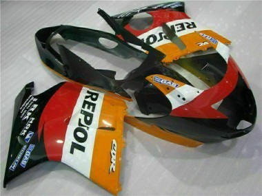 Shop 1996-2007 Honda CBR1100XX Blackbird Motorcycle Fairing - Orange White Red Glossy Black Repsol