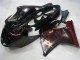 1996-2007 Honda CBR1100XX Blackbird Abs Motorcycle Fairings - Glossy Black Red Flame