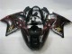 1996-2007 Honda CBR1100XX Blackbird Abs Motorcycle Fairings - Glossy Black Red Flame