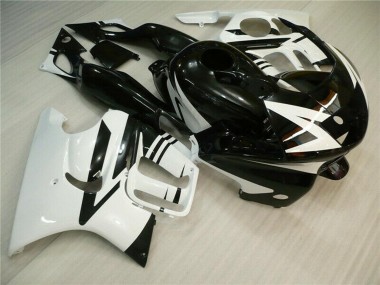 Shop 1995-1996 Honda CBR600 F3 Motorcycle Fairings - White Glossy Black