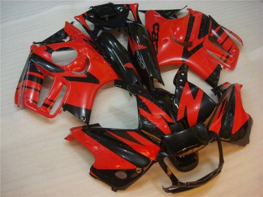 Shop 1995-1996 Honda CBR600 F3 Motorcycle Fairing - Red Glossy Black