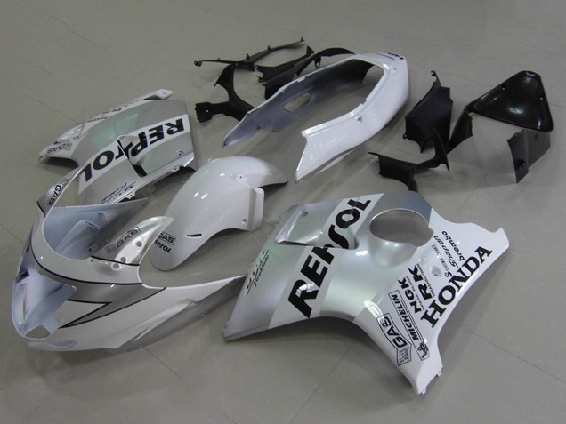 1996-2007 Honda CBR1100XX Blackbird Motorcycle Fairings - White Black Repsol