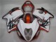 1996-2007 Suzuki GSXR 1300 Hayabusa Motorcycle Fairings - White Orange Black