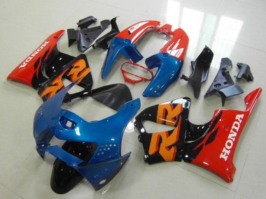 Shop 1998-1999 Honda CBR900RR 919 Motorcycle Fairings - Red Blue Glossy Black