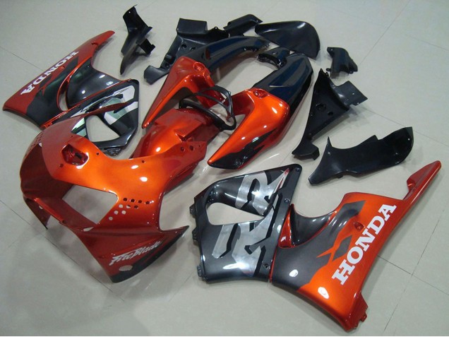 1998-1999 Honda CBR900RR 919 Motorcycle Fairings - Orange Grey