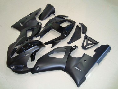 Shop 1998-1999 Yamaha YZF R1 Motorcycle Fairings - Matte Black Glossy Black