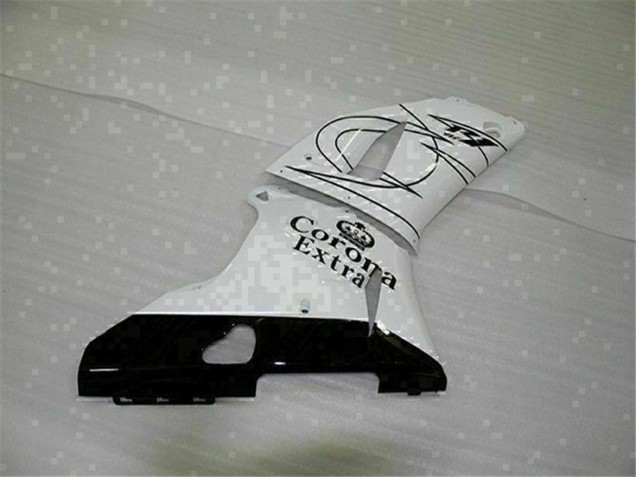 2000-2001 Yamaha YZF R1 Motorcycle Fairings - White Black Corona Extra