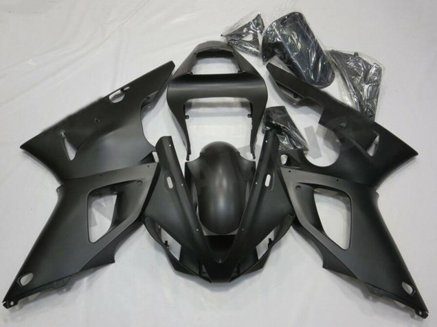 2000-2001 Yamaha YZF R1 Motorcycle Fairings - Matte Black