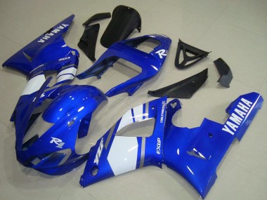 Shop 2000-2001 Yamaha YZF R1 Motorcycle Fairings - Blue White