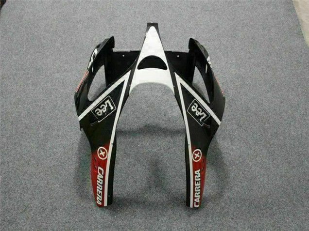 2000-2002 Kawasaki ZX6R Motorcycle Fairings - White Red Yellow Green Glossy Black Star EuroBet