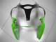 2000-2002 Kawasaki ZX6R Motorcycle Fairing Kits - Green White Black