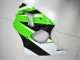 2000-2002 Kawasaki ZX6R Motorcycle Fairing Kits - Green White Black