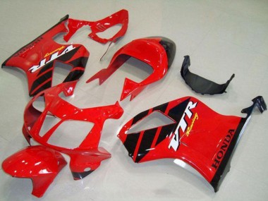 Shop 2000-2006 Honda VTR1000 Motorcycle Fairings - Red Black Stripe