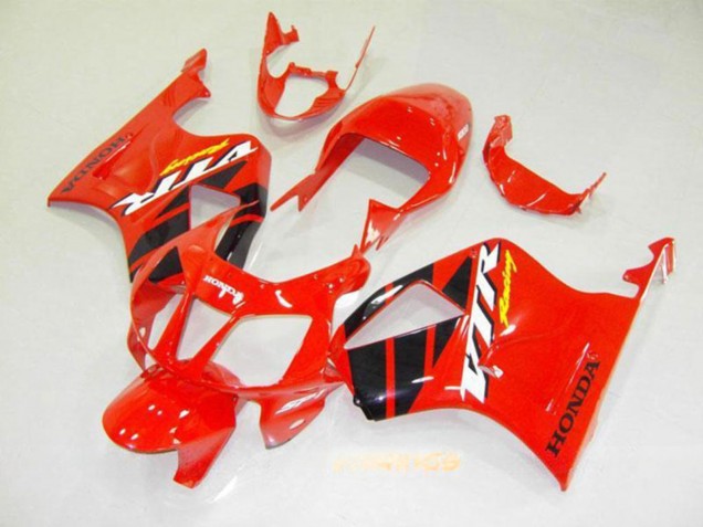 2000-2006 Honda VTR1000 Motorcycle Fairing - Red Glossy Black Stripe