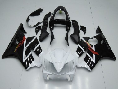 Shop 2001-2003 Honda CBR600 F4i Motorcycle Fairing - White Glossy Black F Sport