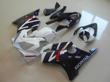 Shop 2001-2003 Honda CBR600 F4i Motorcycle Fairings - White Glossy Black F Sport