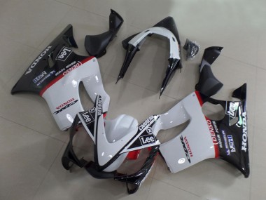 Shop 2001-2003 Honda CBR600 F4i Motorcycle Fairings - White Red Glossy Black Carrera Lee