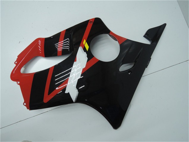 2001-2003 Honda CBR600 F4i Bike Fairings - Red Glossy Black