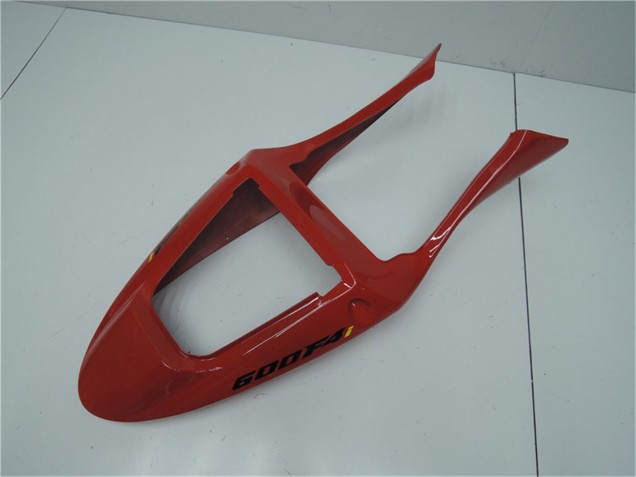 2001-2003 Honda CBR600 F4i Bike Fairings - Red Glossy Black