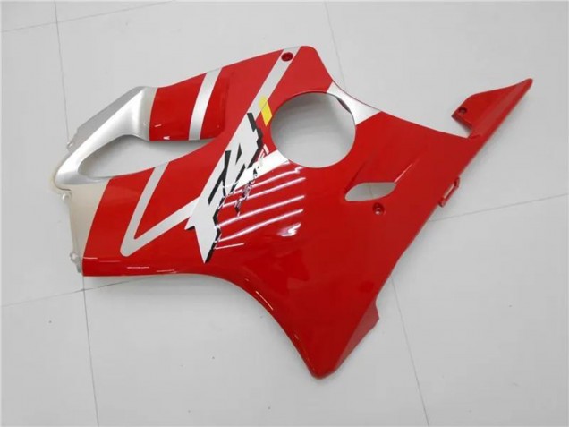 2001-2003 Honda CBR600 F4i Motorcycle Fairings Kits - Silver Red