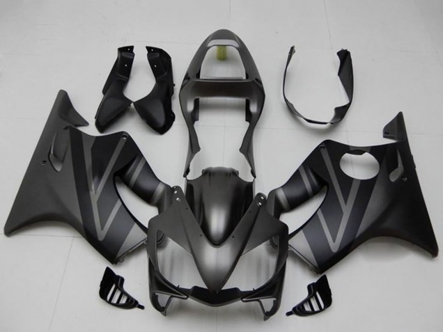 2001-2003 Honda CBR600 F4i Motorcycle Fairing Kits - Matte Black Grey