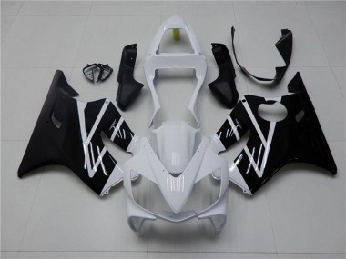 Shop 2001-2003 Honda CBR600 F4i Motorcycle Fairing Kits - White Glossy Black