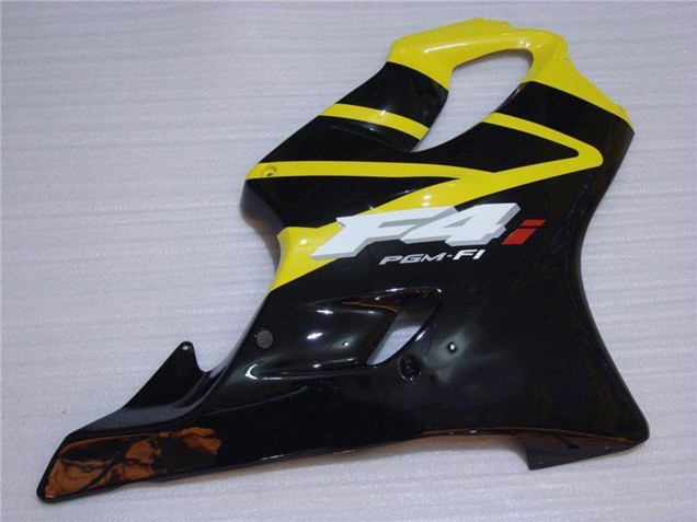 2001-2003 Honda CBR600 F4i Motorcycle Fairing - Yellow Glossy Black