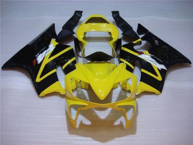 Shop 2001-2003 Honda CBR600 F4i Motorcycle Fairing - Yellow Glossy Black