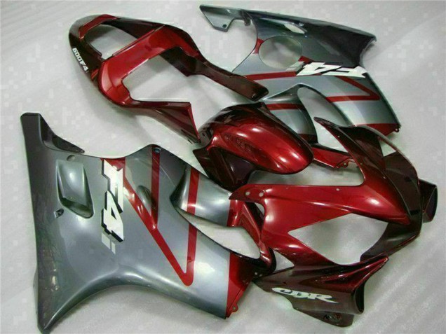 2001-2003 Honda CBR600 F4i Motorcycle Fairing Kits - Silver Red