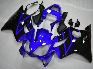 Shop 2001-2003 Honda CBR600 F4i Motorcycle Fairing - Blue Glossy Black
