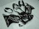2001-2003 Honda CBR600 F4i Motorcycle Fairings - Glossy Black Silver SevenStars