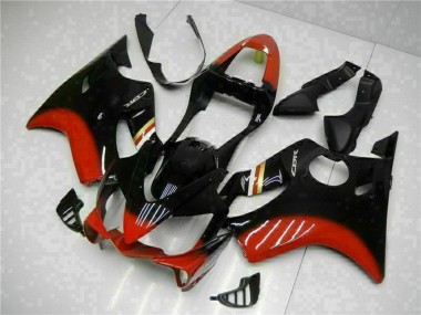 Shop 2001-2003 Honda CBR600 F4i Motorcycle Fairing Kits - Red Glossy Black
