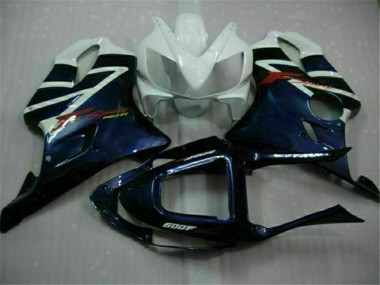 Shop 2001-2003 Honda CBR600 F4i Motorcycle Fairings - White Blue Black Stripe