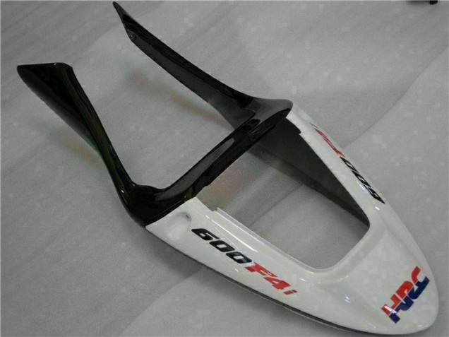 2001-2003 Honda CBR600 F4i Motorcycle Fairings - White Yellow Glossy Black Playboy