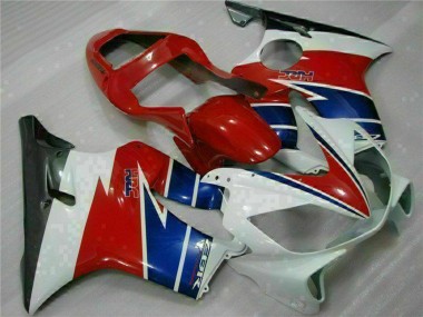 Shop 2001-2003 Honda CBR600 F4i Motorcycle Fairing - White Red Blue Black