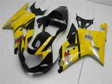Shop 2001-2003 Suzuki GSXR 600/750 Motorcycle Fairings - Yellow Black