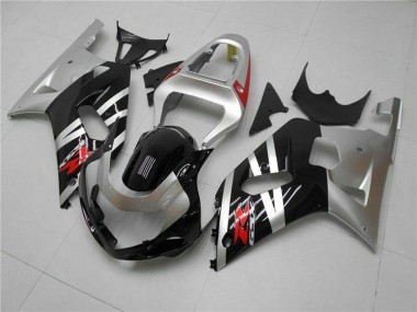 Shop 2001-2003 Suzuki GSXR 600/750 Motorcycle Fairings - Silver Glossy Black Red