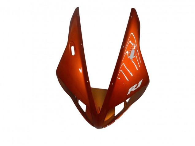 2002-2003 Yamaha YZF R1 Motorcycle Fairings - Orange Matte Black