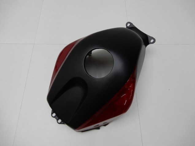 2003-2004 Honda CBR600RR Motorcycle Fairings - Red Matte Black Stripe