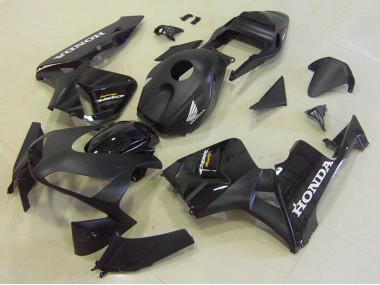 Shop 2003-2004 Honda CBR600RR Motorcycle Fairing Kits - Glossy Black Matte Black