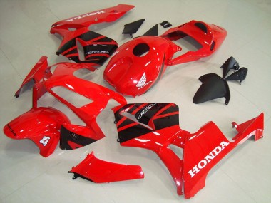 Shop 2003-2004 Honda CBR600RR Abs Fairings - Red Glossy Black
