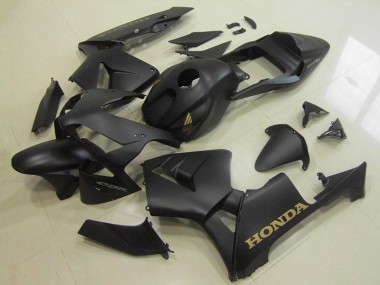 Shop 2003-2004 Honda CBR600RR Motorcycle Fairings - Matte Black Gold Decal