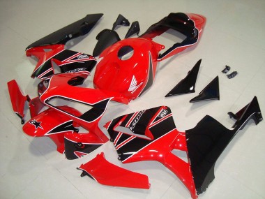 Shop 2003-2004 Honda CBR600RR Motorbike Fairings - Red Glossy Black