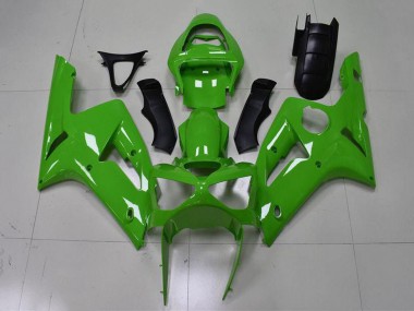 Shop 2003-2004 Kawasaki ZX6R Motorcycle Fairing - Green