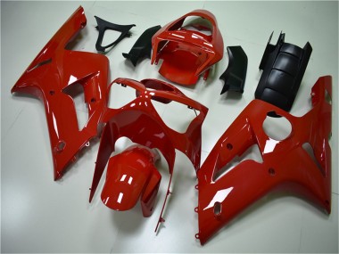 Shop 2003-2004 Kawasaki ZX6R Motorcycle Fairing Kits - Red